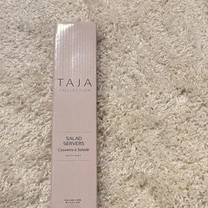 Tea Collection Pink Salad Servers - Set of 2